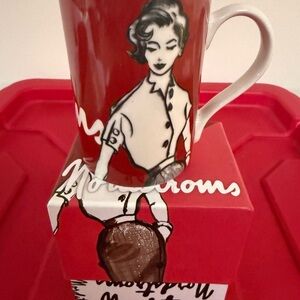 Nordstrom Red Ceramic Mug